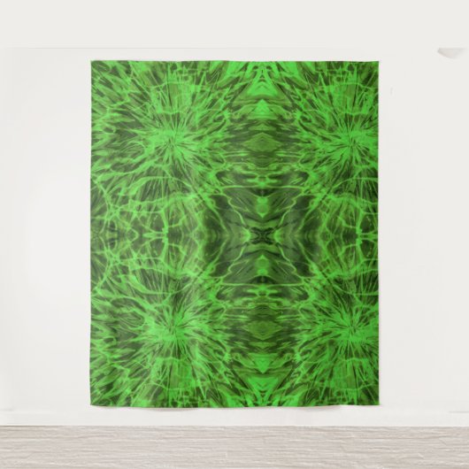 TIE DYE GREEN WANDKLEED (Voorkant)