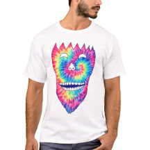 Tie-Dye Grinnende Schedel