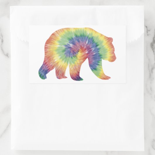 Tie Dye Grizzly Beer Sticker (Tas)