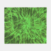 TIE DYE GROEN FLEECE DEKEN (Voorkant (Horizontaal))