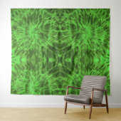 TIE DYE GROEN WANDKLEED (In Situ (horizontaal))