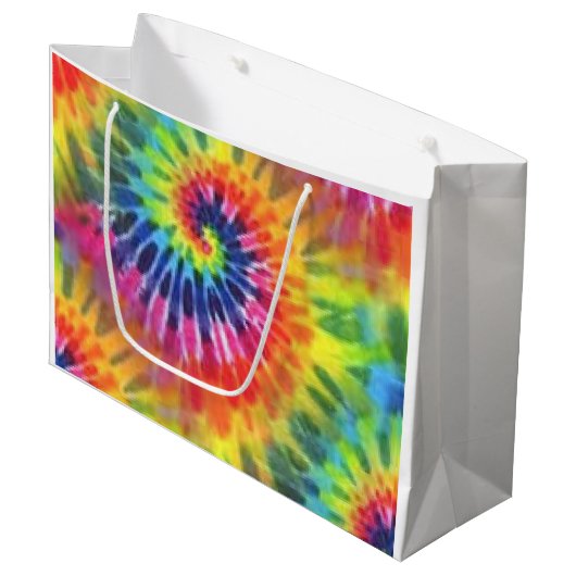 Tie dye groot cadeauzakje (Voorkant Gekanteld)