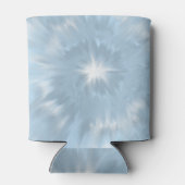 Tie dye grooviest pop koelbox in denim tinten blikjeskoeler (Achterkant)