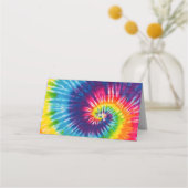 Tie Dye Groovy 70s Plaatskaarten Plaatskaartje (Voorkant)