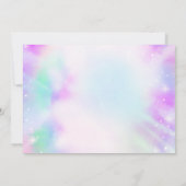 Tie Dye Gymnastiek Jump Verjaardagsfeestfoto Kaart (Achterkant)