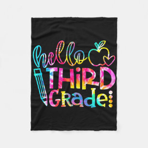 Tie Dye Hallo 3e klas leraar leerling Byck naar sc Fleece Deken