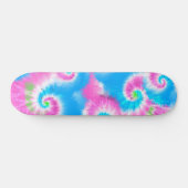 Tie Dye Hand Paint Pink Patroon Persoonlijk Skateboard (Horizontaal)