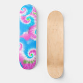 Tie Dye Hand Paint Pink Patroon Persoonlijk Skateboard (Voorkant)