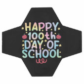 Tie Dye Happy 100e dag van de leerling Voetbal (Enkel)