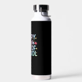 Tie Dye Happy 100e dag van de leerling Waterfles (Links)