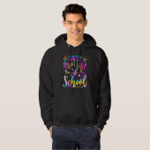 Tie Dye Happy 100th Day Of School Teacher Student  Hoodie (Voorkant volledig)