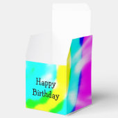 Tie Dye Happy Birthday Box Bedankdoosjes (Geopend)