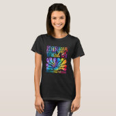 Tie dye Harris Waltz 2024 Verkiezing Kamala T-shir T-shirt (Voorkant volledig)