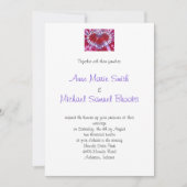 Tie Dye Heart Kaart (Voorkant)