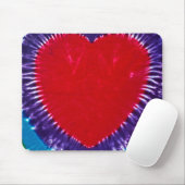 Tie Dye Heart Muismat (Met muis)