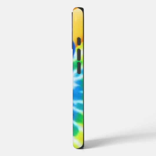 Tie Dye Hearts iPhone 16 Hoesje (Achterkant / Links)