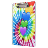 Tie Dye Hearts Klembord (Links)