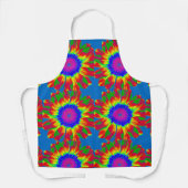 TIE DYE HIPPIE BOHO KEUKENSCHORT SCHORT (Voorkant)