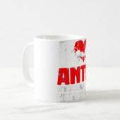 Tie Dye Hippy Butterfly Science Lovers Graphic Koffiemok (Voorkant links)