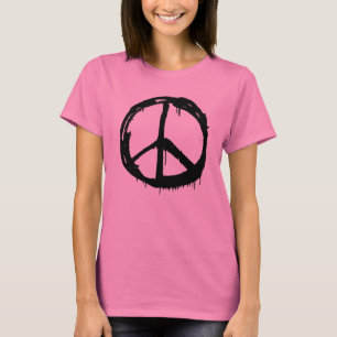 Tie Dye Hippy Peace Retro Hand Colorful Boho T-shirt