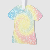 Tie Dye Hippy Swirl TShirt Kerstmis Ornament (voorkant)