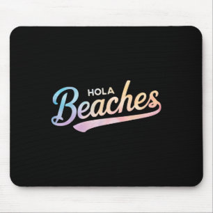 Tie Dye Hola Stranden Grappig Strand Zomer Vakanti Muismat
