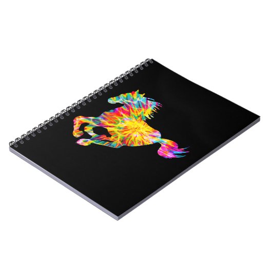 TIE DYE HORSE NOTITIEBOEK (Linkerzijde)