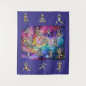 Tie Dye Ierse Wolfshond Wandkleed (Voorkant)