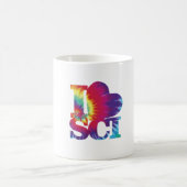 Tie Dye Ik hou van wetenschap mok (Center)