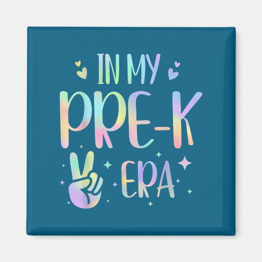 Tie Dye In My Pre-k Era  Magneet (Voorkant)