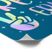 Tie Dye In My Pre-k Era Poster (Hoek)