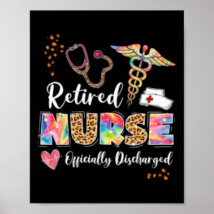 Tie Dye in ruste Zurse Officiële Gedekte Retireme Poster