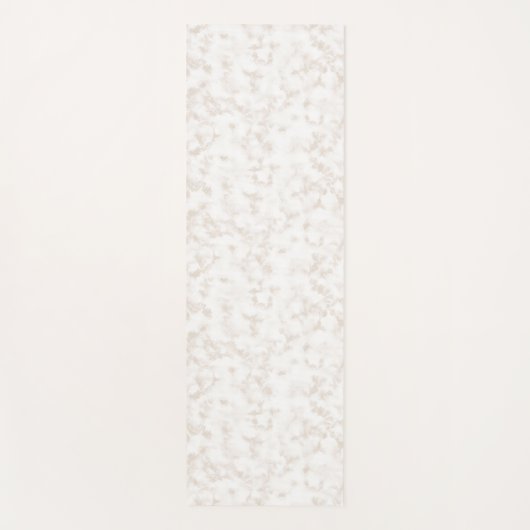 Tie Dye in Stone Beige Boho Yogamat (Voorkant)