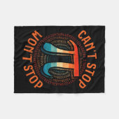 Tie Dye Infinity Symbool Live Love Accepteer Autis Fleece Deken (Voorkant (Horizontaal))