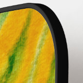 Tie Dye Initiaal Name Red Blue Green Pickleball Paddle (Links Detail)