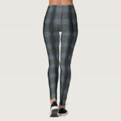 Tie-Dye Inspired Slate Blue Women's Leggings (Achterkant)