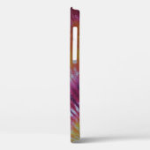 Tie Dye iPhone 3 Case - Geel (Achterkant / Links)