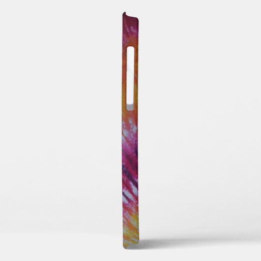 Tie Dye iPhone 3 Case - Geel (Achterkant / Links)