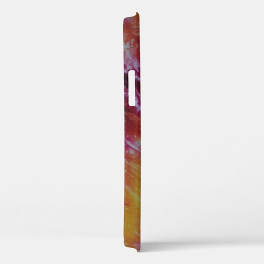 Tie Dye iPhone 3 Case - Geel (Achterkant / Rechts)