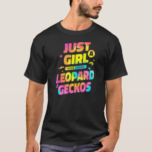Tie Dye is een meisje dat van Leopard Geckos Repti T-shirt