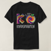 Tie Dye K is een kinderarts die leraar is T-shirt (Design voorkant)