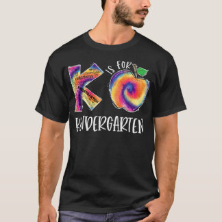 Tie Dye K is een kinderarts die leraar is T-shirt
