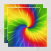 Tie Dye Kaart (Voorkant / Achterkant)