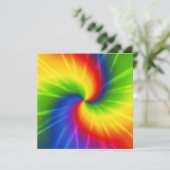 Tie Dye Kaart (Staand voorkant)