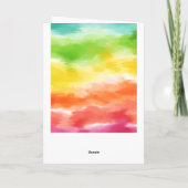 Tie Dye Kaart (Achterkant)