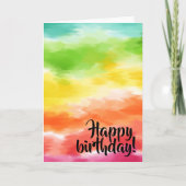 Tie Dye Kaart (Voorkant)