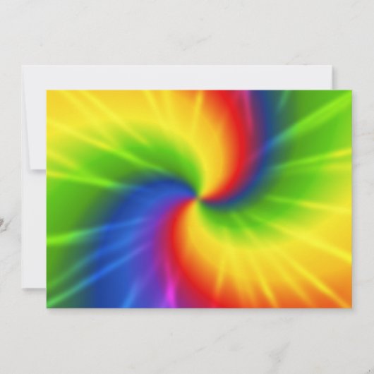 Tie dye kaart (Voorkant)