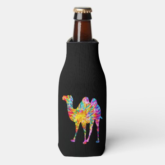 TIE DYE KAMEEL FLESJESKOELER (Fles Voorkant)