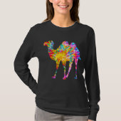 TIE DYE KAMEEL T-SHIRT (Voorkant)