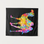 TIE DYE KAMEEL WANDKLEED (Voorkant (horizontaal))